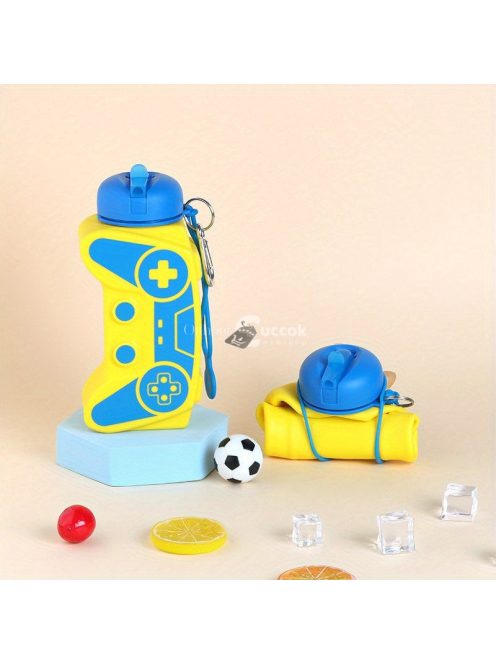 Szilikon kontroller alakú kulacs