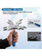 5-az-1-ben Állítható Racsnis Kulcskészlet