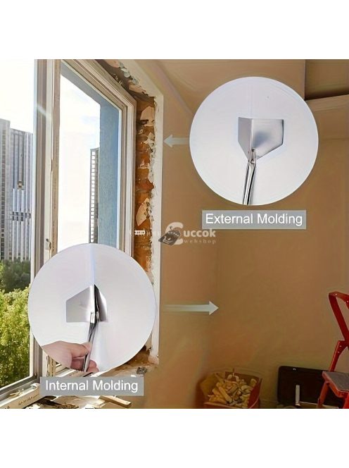 4 db rozsdamentes acél kézi gipszkés