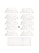 10 darab Trapéz Alakú Pengekészlet