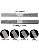 4-utas kézi reszelőkészlet fa- és fémszerszámokhoz