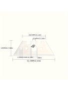 10 darab fém trapéz pengék kézműves vágáshoz