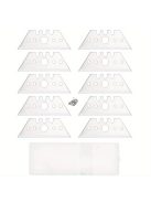 10 darab fém trapéz pengék kézműves vágáshoz