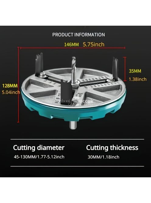 Állítható Lyukfűrész vágó