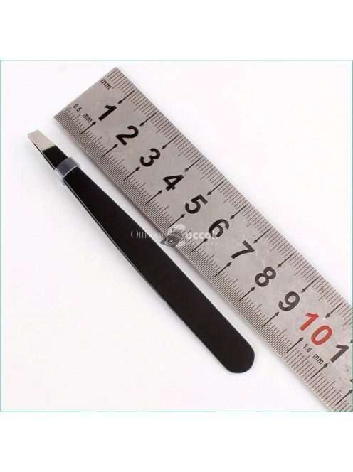 Precíziós fekete rozsdamentes acél szemöldökcsipesz