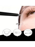 Precíziós fekete rozsdamentes acél szemöldökcsipesz