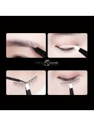 Precíziós fekete rozsdamentes acél szemöldökcsipesz