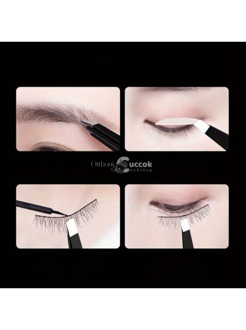 Precíziós fekete rozsdamentes acél szemöldökcsipesz