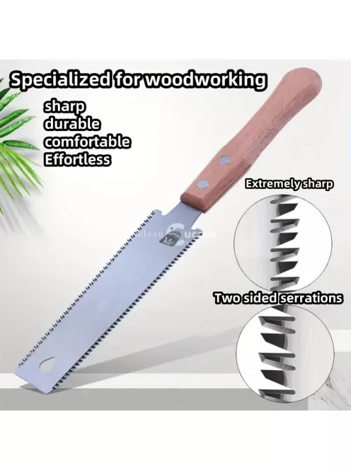 Pontos japán stílusú kétoldalas kézi fűrész - SK5 acél