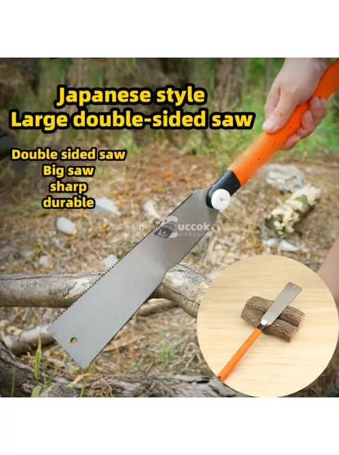 Pontos japán stílusú kétoldalas kézi fűrész - SK5 acél