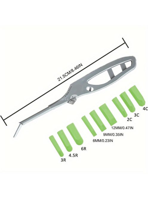 10 darabos tömítőeszköz készlet szilikon befejező eszközökkel