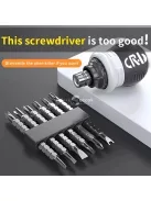 Többfunkciós kézi racsnis csavarhúzókészlet