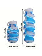 Szivárgásmentes szilikon palack szívószállal