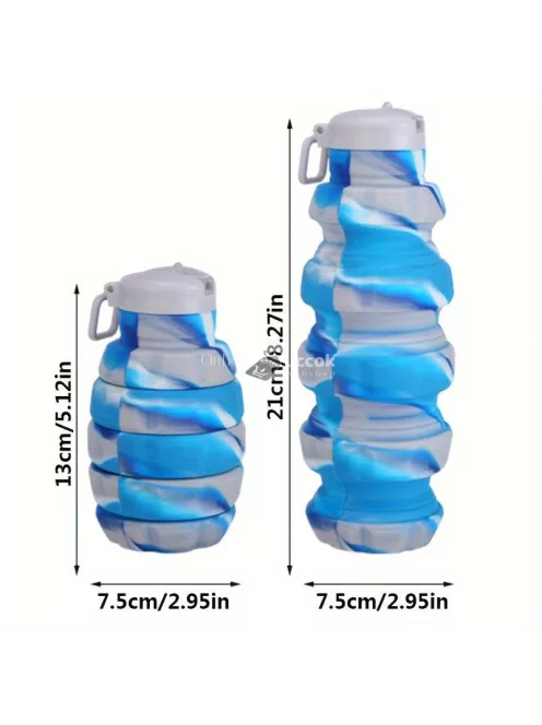 Szivárgásmentes szilikon palack szívószállal