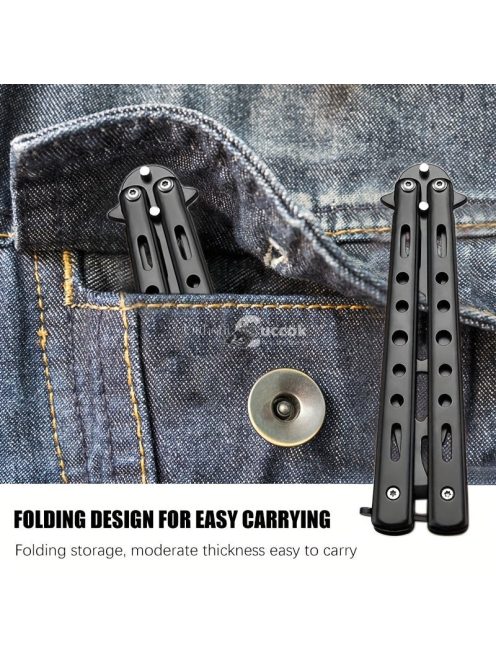 Rozsdamentes acél pillangó kés stílusú üvegnyitó