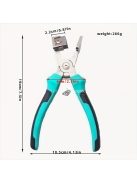 Alumínium ajtó és ablak tömítőszalag olló és fogó, 90 fokos derékszögű szalagvágó