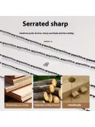 Állítható alumíniumvázú fűrész tartós acél huzallal