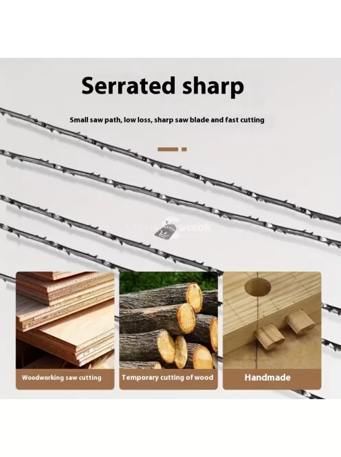 Állítható alumíniumvázú fűrész tartós acél huzallal