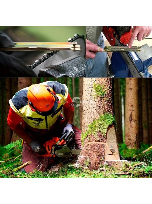 10db reszelőkészlet, láncfűrészreszelő szerszámkészlet