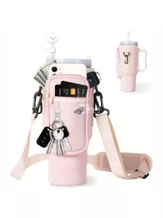 Többfunkciós kulacs tartó, tároló zsebekkel