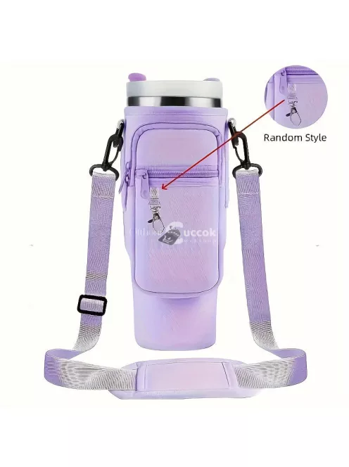 Többfunkciós kulacs tartó, tároló zsebekkel