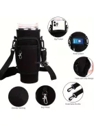 Többfunkciós kulacs tartó, tároló zsebekkel