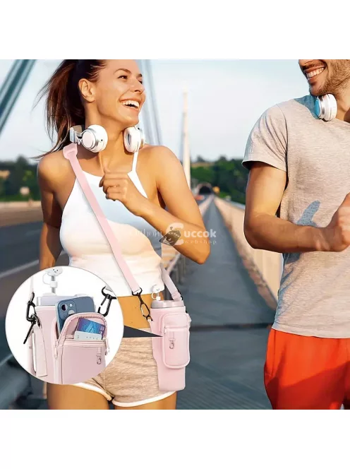 Többfunkciós kulacs tartó, tároló zsebekkel