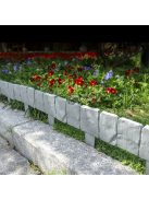 10db Szürke Kő Kerti Szegély - kerti dekoráció