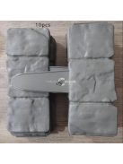 10db Szürke Kő Kerti Szegély - kerti dekoráció