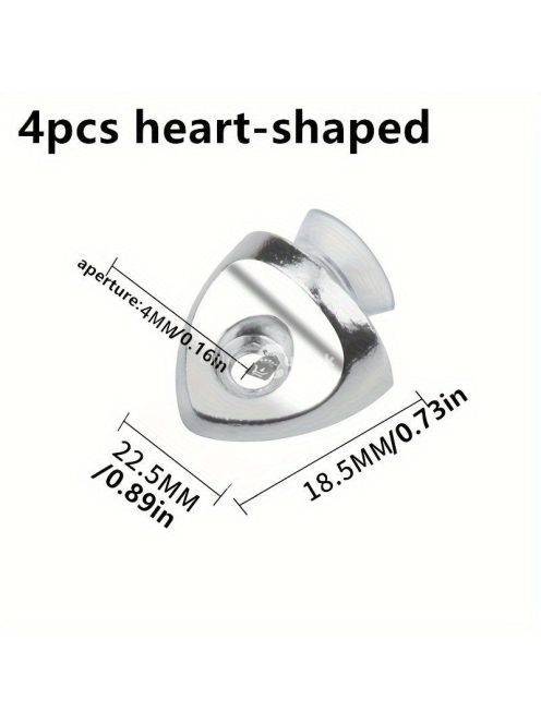 4db Szív Alakú Fém Laminált Tartókonzol szekrényekhez