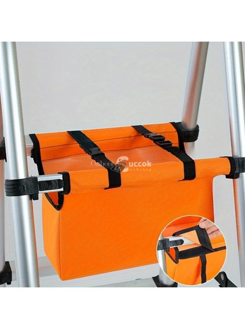 Létrához csatlakoztatható Nagy Kapacitású Szerszámkészlet tartó