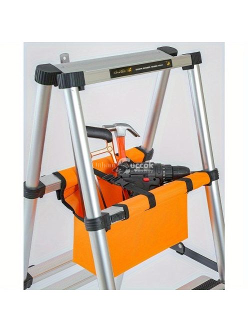 Létrához csatlakoztatható Nagy Kapacitású Szerszámkészlet tartó