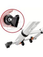 2db Összecsukható Létrakerekek, Teleszkópos Létragörgő