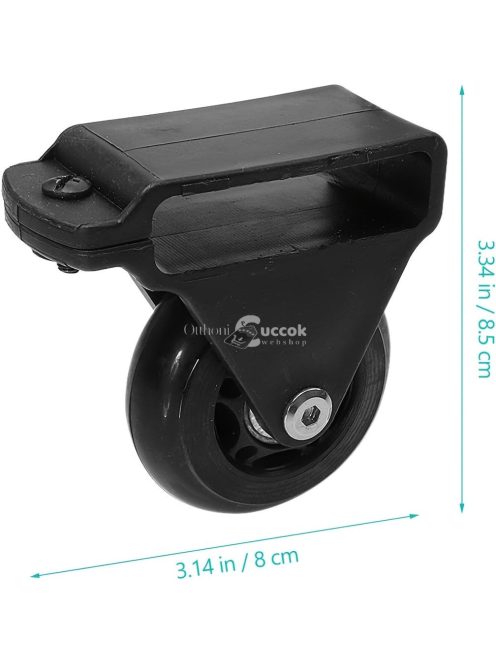 2db Összecsukható Létrakerekek, Teleszkópos Létragörgő