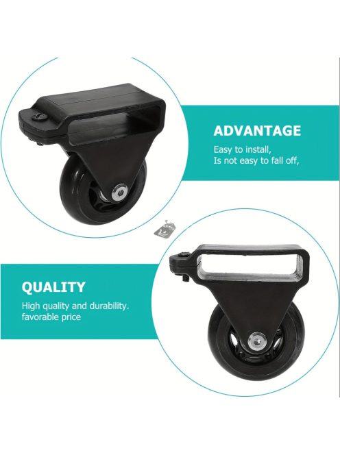 2db Összecsukható Létrakerekek, Teleszkópos Létragörgő