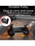 2db Összecsukható Létrakerekek, Teleszkópos Létragörgő