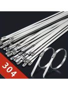 20 darab rozsdamentes acél kötözőcsipesz