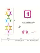 Eltávolítható Ugróiskola Padlómatrica