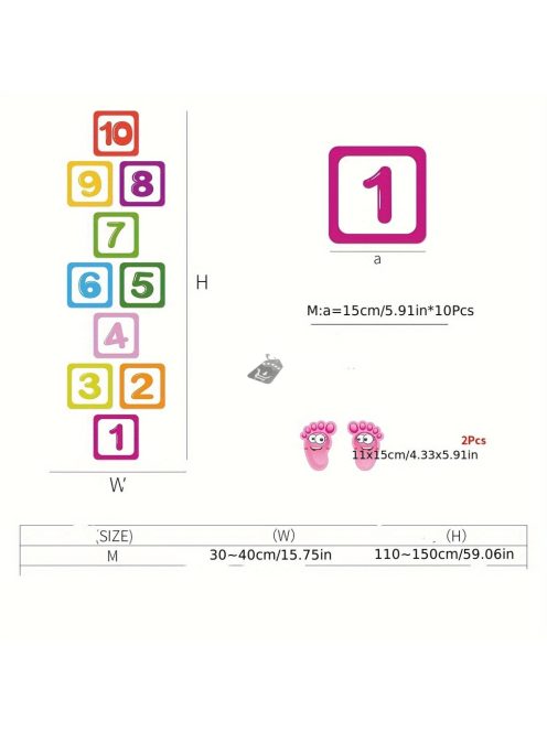 Eltávolítható Ugróiskola Padlómatrica