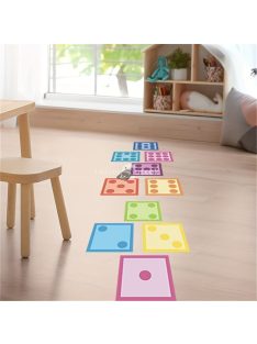 Felhelyezhető és Levehető Szám Mintás Padlómatrica