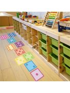 Felhelyezhető és Levehető Szám Mintás Padlómatrica