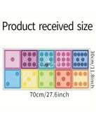 Felhelyezhető és Levehető Szám Mintás Padlómatrica