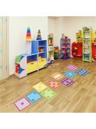 Felhelyezhető és Levehető Szám Mintás Padlómatrica