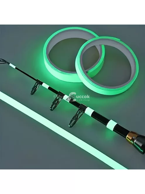 3db - Színes, sötétben világító szalag, öntapadós fluoreszkáló ragasztó