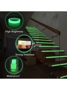 3db - Színes, sötétben világító szalag, öntapadós fluoreszkáló ragasztó