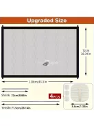 Hordozható hálós kisállat ajtó