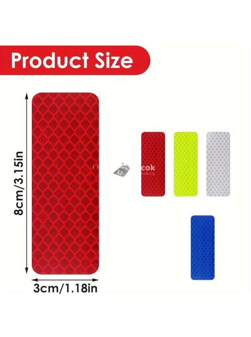 10 db fényvisszaverő matrica