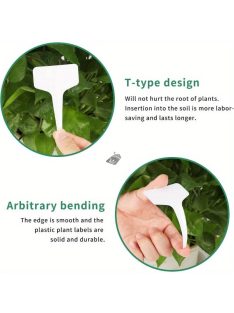 50db műanyag növény címke
