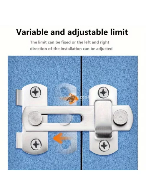 Sokoldalú 180 fokos rozsdamentes acél zár