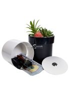 Vízálló virágcserép titkos rekesz